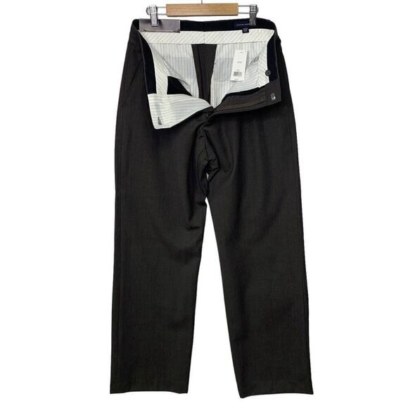 Banana Republic 100% Wool Straight Leg Dress Pants Mens 30x30 NWT $98 - Picture 4 of 10